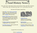 Food History News